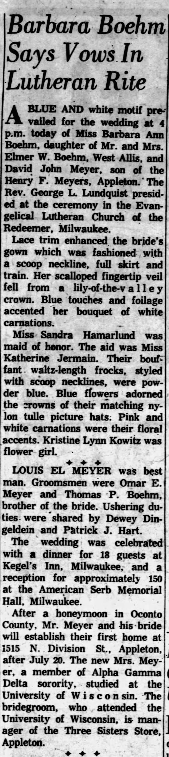 Clipping from The Capital Times